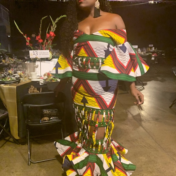 Custom Paint By Shawn Denise Dress - Picture 3 of 3